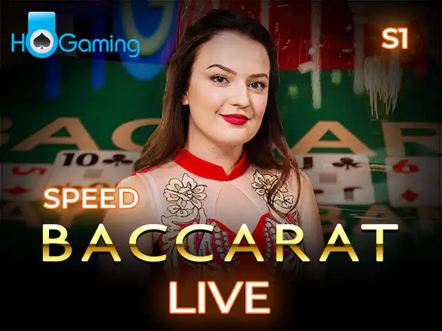 S1 Speed Baccarat — baccarat rápido de 1win con crupier real